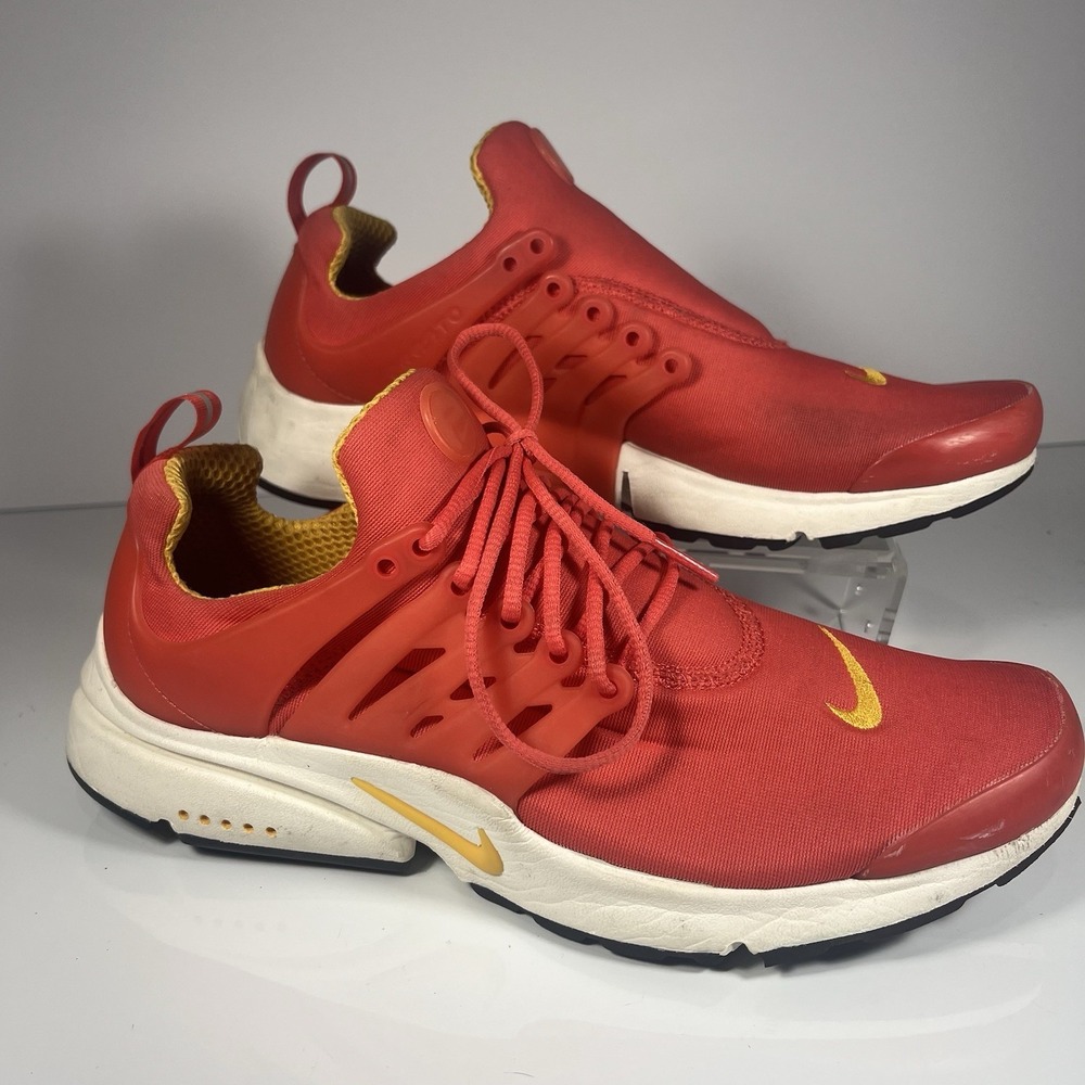 Nike Air Presto 846440-996 Red/Yellow Size 11 - Missing 1 Shoelace